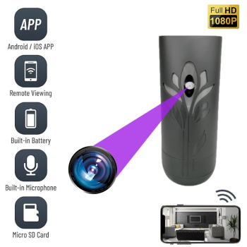 Camera Spion WIFI TSS-AIR02 Ascunsa in Odorizant de Camera Full HD 5MP Inregistrare Audio Video Activare la Miscare Slot Card 