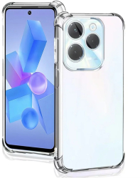 Husa pentru Infinix Hot 40 / 40 Pro - Techsuit Shockproof Clear Silicone - Clear 