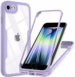 Husa pentru iPhone 7 / 8 / SE 2 SE 2020 / SE 3 SE 2022 + Folie - Techsuit ColorVerse 360 Series - Purple 