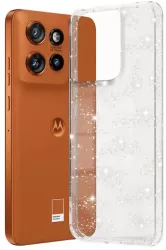 Husa pentru Motorola Edge 50 Neo / Motorola ThinkPhone 25 - Techsuit SparkleSkin Series - Clear 