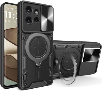 Husa pentru Motorola Edge 50 - Techsuit CamGuard Pro - Black 