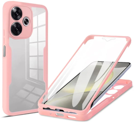 Husa pentru Xiaomi Poco F6 + Folie - Techsuit ColorVerse 360 Series - Pink 