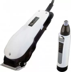 Masina de tuns si trimmer cu 4 capete interschimbabile Lame din Inox Alimentare 220-240 V Buton de Pornire/Oprire Pieptene inclus Modern 