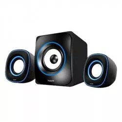 Mini boxe multimedia Havit 2.1 conectori Usb Aux jack 3.5 mm culoare Negru/Albastru 