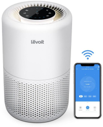 Purificator de Aer Smart Levoit Core 200S Wi-Fi Filtru 3 in 1 True HEPA H13 Carbon Activ Remote Control Super Silent Alexa Google Home 