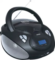 Radio CD Player Akai Radio AM/FM Port USB Slot SD Card AUX In Display LED Antena Telescopica Design Ergonomic Negru 