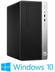 Calculator HP ProDesk 400 G4 MT Quad Core i5-7500 8GB 256GB SSD Win 10 Home 