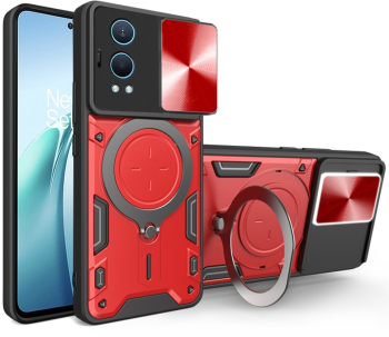 Husa pentru OnePlus Nord CE4 Lite - Techsuit CamGuard Pro - Red 