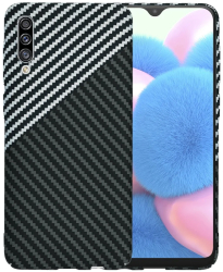 Husa pentru Samsung Galaxy A30s / A50 / A50s - Techsuit Carbonite FiberShell - Stealth Gray 