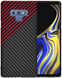 Husa pentru Samsung Galaxy Note 9 - Techsuit Carbonite FiberShell - Red Vortex 