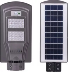 Lampa Solara Stradala cu Panou solar Inclus KlaussTech De exterior Cu Functia WaterProof Senzor de Lumina si de Miscare Putere 40 W Design 