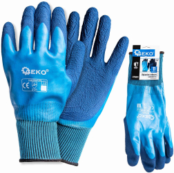 Manusi de lucru impermeabile poliester / latex marimea 11 Geko G75031 