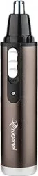 Trimmer 2 in 1 KlaussTech cu 2 capete detasabile pentru tuns parul din nas/urechi contur barba acumulator intern 