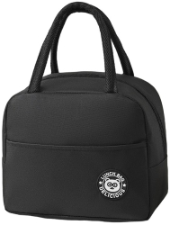 Geanta Termica pentru Pranz Flippy Multifunctionala Compartimentata Impermeabila cu Manere Buzunar Exterior 22x14x19 cm Negru 