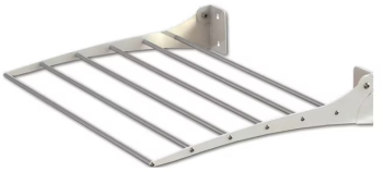 Uscator de rufe pliabil de perete 120 cm Economiseste spatiu Metal si aluminiu Max 25 kg rufe Alb 
