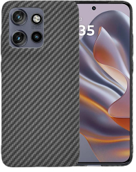 Husa pentru Motorola Edge 50 Neo / Motorola ThinkPhone 25 - Techsuit Carbonite FiberShell - Black 