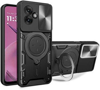 Husa pentru Motorola Moto G55 - Techsuit CamGuard Pro - Black 