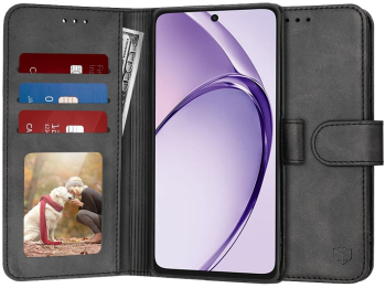 Husa pentru Oppo A40 4G / A60 5G - Techsuit Diary Book - Black 