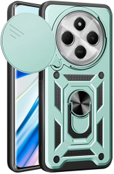 Husa pentru Xiaomi Redmi 14C / Poco C75 - Techsuit CamShield Series - Green 