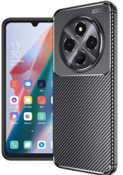 Husa pentru Xiaomi Redmi 14C / Poco C75 - Techsuit CarbonFiber - Black