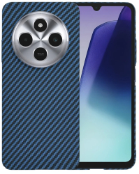 Husa pentru Xiaomi Redmi 14C / Poco C75 - Techsuit Carbonite FiberShell - Cyan 