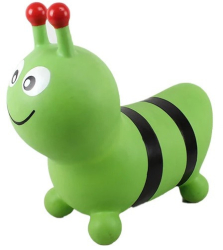 Omida gonflabila pentru sarit cauciuc verde 56x25x45 cm 