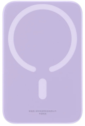 Acumulator Extern Type-C Incarcare Wireless 20W 6000mAh + Cablu Type-C 30cm - Baseus Mini Air P10059002513-00 - Purple 