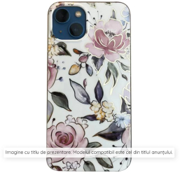 Husa pentru Samsung Galaxy A06 - Techsuit Marble Series - Chloe White 