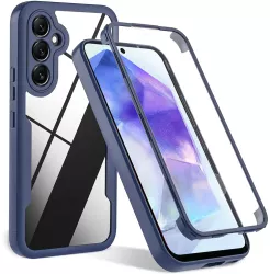 Husa pentru Samsung Galaxy S23 FE + Folie - Techsuit ColorVerse 360 Series - Blue 