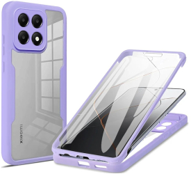 Husa pentru Xiaomi 14T + Folie - Techsuit ColorVerse 360 Series - Purple