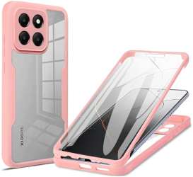 Husa pentru Xiaomi 14T Pro + Folie - Techsuit ColorVerse 360 Series - Pink 