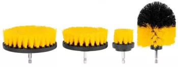 Perii curatat pentru masina de gaurit tija hexagonala set 4 buc Strend Pro 