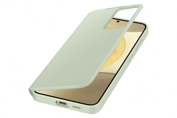 Husa Smart View Wallet Case pentru Galaxy S24 Plus EF-ZS926CGEGWW - Light Green 