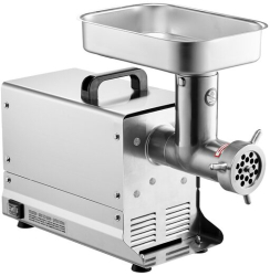 Masina profesionala de tocat carne 300 W Motor inductie 130 kg/h accesorii carnati Inox 