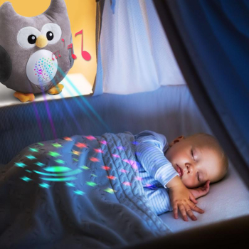 Bufnita de plus muzicala si luminoasa - 3 x AAA