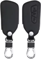 Husa Cheie Auto pentru VW - 3 Butoane Piele ecologica Negru 52652.01 