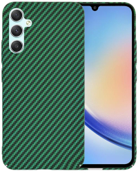 Husa pentru Samsung Galaxy A34 5G - Techsuit Carbonite FiberShell - Green 