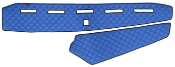 Husa bord camion F-Core Piele-ECO pentru VOLVO FH 16 II Albastru
