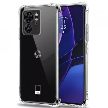 Husa pentru Motorola Edge 40 / Edge 2023 - Techsuit Shockproof Clear Silicone - Clear 