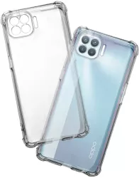 Husa pentru Oppo Reno4 Lite - Techsuit Shockproof Clear Silicone - Clear 