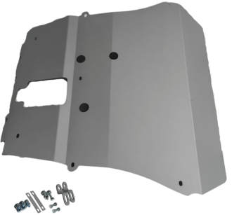 Scut otel motor destinat Dacia Duster 2010 - 2014 grosime 3 mm argintiu 