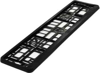 Set 2 suporturi pentru numar inmatriculare auto Mega Drive 45178 rigleta tip 1 negru polipropilena