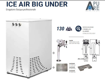 Dozator apa PROFESIONAL HORECA cu racire si carbonare ICE AIR BIG UNDER 