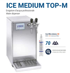 Dozator apa PROFESIONAL HORECA cu racire si carbonare ICE MEDIUM TOP 