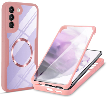 Husa pentru Samsung Galaxy S23 + Folie - Techsuit ColorVerse 360 MagSafe Series - Pink 