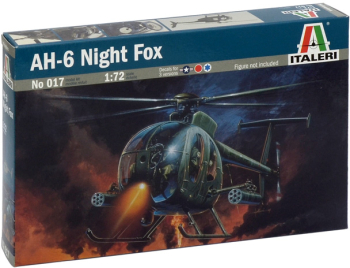 Kit de construit elicopter AH - 6 Night Fox / Lungime 13.6 cm / Scara 1 72 / 14+ 