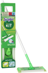 Mop Uscat/Umed Swiffer Trap & Lock 1 Mop 8 Rezerve lavete uscate + 3 Rezerve lavete umede 