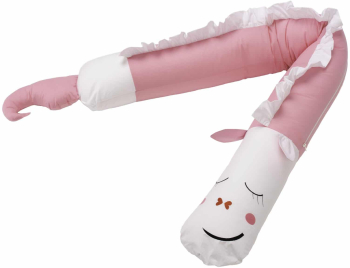 Protectie Laterala Pentru Patut Dragon Roz 25X180 Cm 