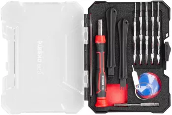 Set varfuri biti de precizie cu surubelnita accesorii 23 buc 35 mm Strend Pro Premium 