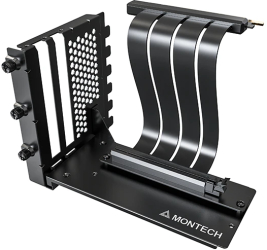 Kit riser placa video Montech VGM 2 Negru PCIe 4.0 